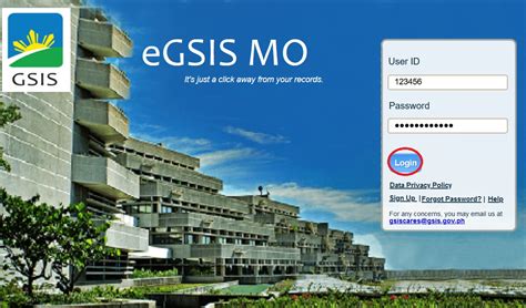 eGSISMO – Government Service Insurance System.